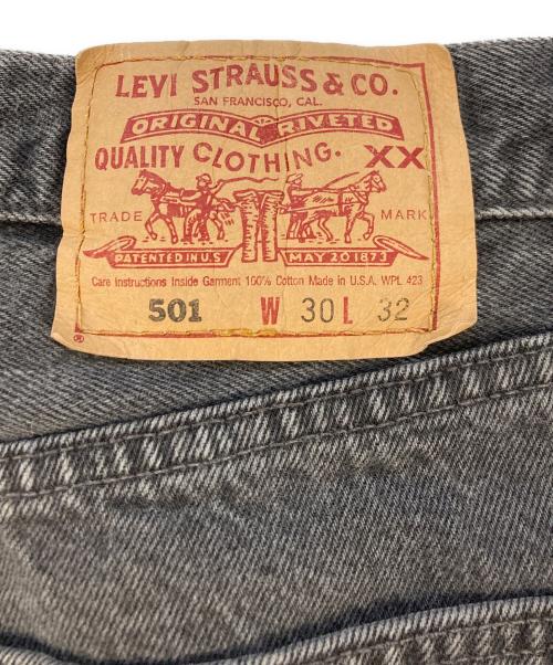 LEVI'S（リーバイス）LEVI'S (リーバイス) 後染 ブラックデニムパンツ ブラック サイズ:SIZE W30L32の古着・服飾アイテム