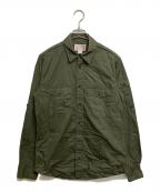 FILSON GARMENTフィルソン ガーメント）の古着「サファリシャツ」｜カーキ