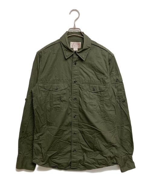 FILSON GARMENT（フィルソン ガーメント）FILSON GARMENT (フィルソン ガーメント) サファリシャツ カーキ サイズ:SIZE Sの古着・服飾アイテム