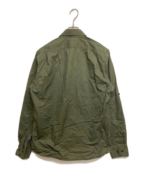 FILSON GARMENT（フィルソン ガーメント）FILSON GARMENT (フィルソン ガーメント) サファリシャツ カーキ サイズ:SIZE Sの古着・服飾アイテム
