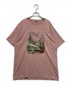 KITHキス）の古着「Nature Society Vintage Tee in 'Dusty Quartz」｜ピンク