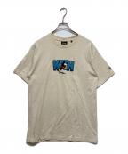 KITH×DISNEYキス×ディズニー）の古着「Running Mickey Tee」｜ベージュ