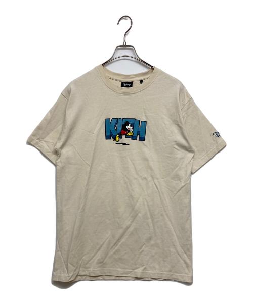 KITH（キス）KITH (キス) DISNEY (ディズニー) Running Mickey Tee ベージュ サイズ:SIZE Lの古着・服飾アイテム