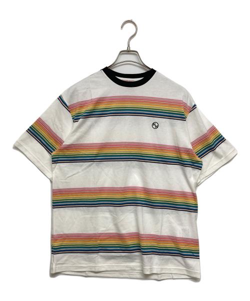 HAROSHI（ハロシ）HAROSHI (ハロシ) FRAGMENTS (フラグメント) Border Stripe L/S Tee マルチカラー サイズ:SIZE L 未使用品の古着・服飾アイテム