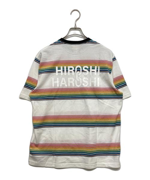 HAROSHI（ハロシ）HAROSHI (ハロシ) FRAGMENTS (フラグメント) Border Stripe L/S Tee マルチカラー サイズ:SIZE L 未使用品の古着・服飾アイテム