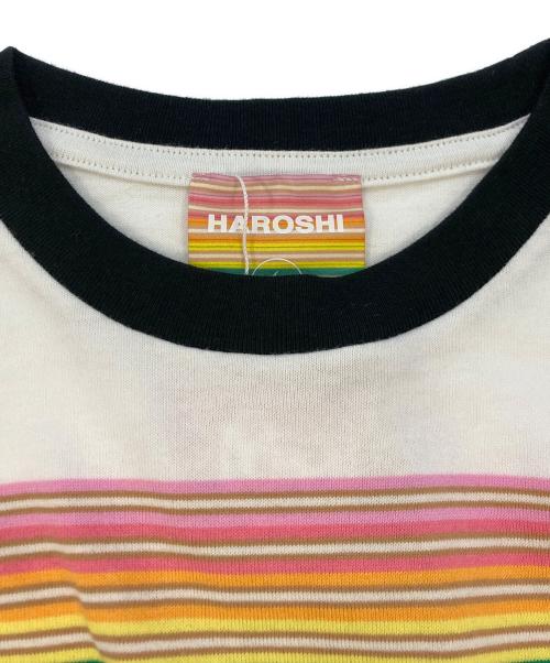 HAROSHI（ハロシ）HAROSHI (ハロシ) FRAGMENTS (フラグメント) Border Stripe L/S Tee マルチカラー サイズ:SIZE L 未使用品の古着・服飾アイテム