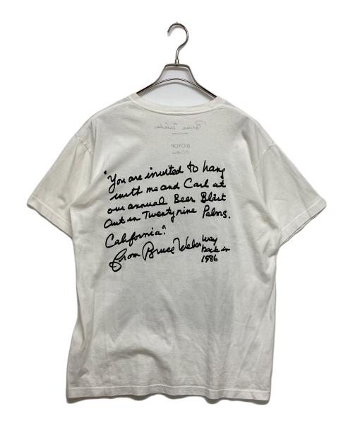 BIOTOP（ビオトープ）BIOTOP (ビオトープ) Bruce Weber (ブルース・ウェバー) 10culture (テンカルチャー) Photo T-shirts ホワイト サイズ:SIZE XLの古着・服飾アイテム