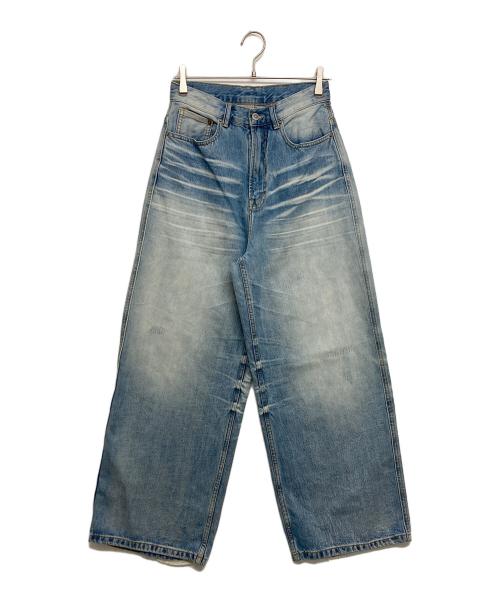 VERMO（ベルモ）VERMO (ベルモ) バギーデニムパンツ インディゴ サイズ:SIZE26の古着・服飾アイテム