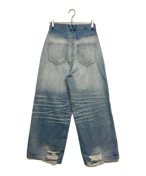 VERMO（ベルモ）VERMO (ベルモ) バギーデニムパンツ インディゴ サイズ:SIZE26の古着・服飾アイテム