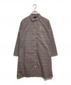 FRED PERRYフレッドペリー）の古着「タータンシャツドレス」｜グレー
