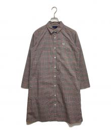 FRED PERRY（フレッドペリー）の古着「タータンシャツドレス」｜グレー
