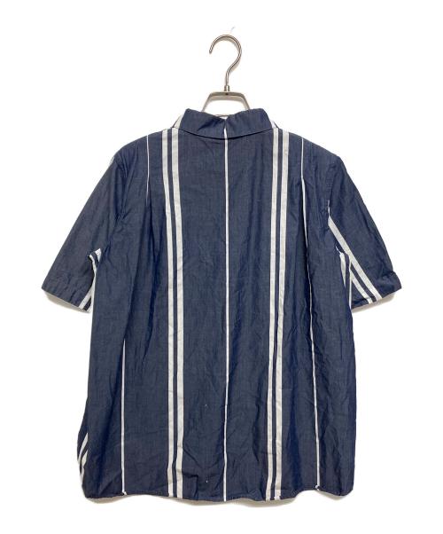 FRED PERRY（フレッドペリー）FRED PERRY (フレッドペリー) POストライプシャツ ネイビー サイズ:SIZE10の古着・服飾アイテム