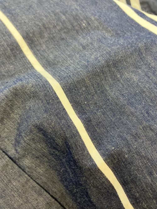 FRED PERRY（フレッドペリー）FRED PERRY (フレッドペリー) POストライプシャツ ネイビー サイズ:SIZE10の古着・服飾アイテム
