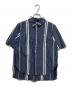 FRED PERRY（フレッドペリー）の古着「POストライプシャツ」｜ネイビー
