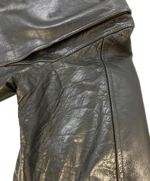 Y'S for men RED RABEL（ワイズフォーメン レッドレーベル）Y'S for men RED RABEL (ワイズフォーメン レッドレーベル) 裏地キルティング カウレザー ダブルライダースジャケット ブラック サイズ:SIZE Lの古着・服飾アイテム