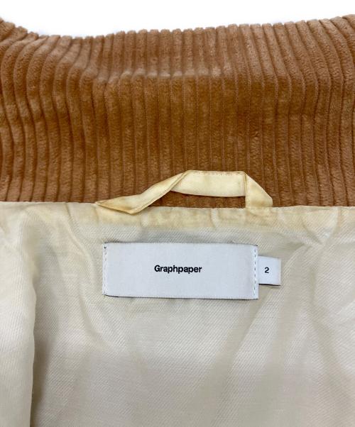 Graphpaper（グラフペーパー）Graphpaper (グラフペーパー) Brisbane Moss Coach Jacket ブラウン サイズ:SIZE２の古着・服飾アイテム