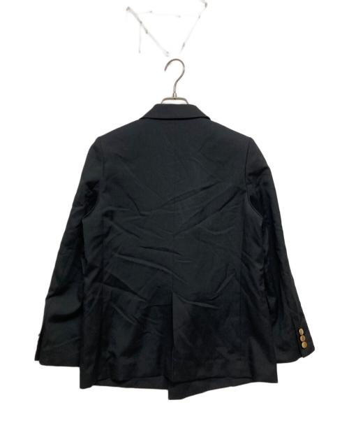 Noble（ノーブル）Noble (ノーブル) トリコチンピークドラペルジャケット ブラック サイズ:SIZE 38の古着・服飾アイテム