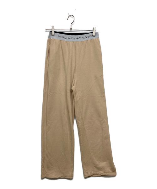 PROTAGONISTA（プロタゴニスタ）PROTAGONISTA (プロタゴニスタ) ワイドストレートスウェットパンツ ベージュ サイズ:SIZE 0の古着・服飾アイテム