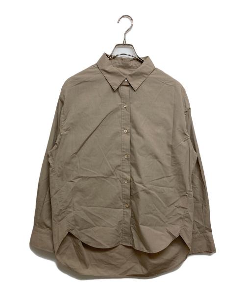 Noble（ノーブル）Noble (ノーブル) エフォートレスコットンオーバーシャツ ベージュ サイズ:実寸サイズ参照の古着・服飾アイテム