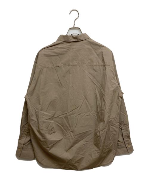 Noble（ノーブル）Noble (ノーブル) エフォートレスコットンオーバーシャツ ベージュ サイズ:実寸サイズ参照の古着・服飾アイテム