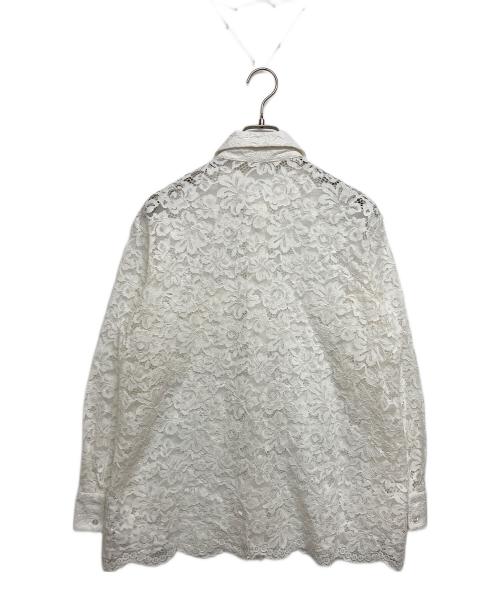 Noble（ノーブル）Noble (ノーブル) レースシャツ ホワイト サイズ:実寸サイズ参照の古着・服飾アイテム