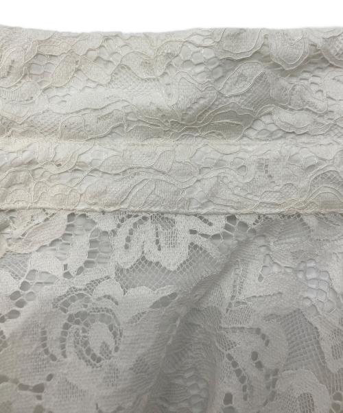 Noble（ノーブル）Noble (ノーブル) レースシャツ ホワイト サイズ:実寸サイズ参照の古着・服飾アイテム