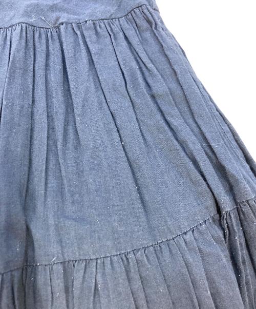 MARIHA（マリハ）MARIHA (マリハ) ノースリーブコットンワンピース ネイビー サイズ:SIZE Freeの古着・服飾アイテム