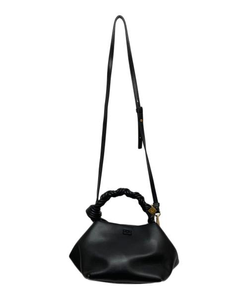 GANNI（ガニー）GANNI (ガニー) Grained Mini Ganni Bou Bag ブラック サイズ:実寸サイズをご参照下さい。の古着・服飾アイテム
