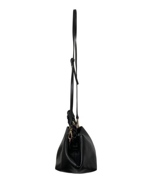 GANNI（ガニー）GANNI (ガニー) Grained Mini Ganni Bou Bag ブラック サイズ:実寸サイズをご参照下さい。の古着・服飾アイテム
