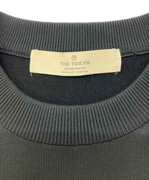 THE TOKYO（ザトーキョー）THE TOKYO (ザトーキョー) KAZUYUKI KUMAGAI (カズユキ クマガイ) 14G Shape Ultimate Crew Neck Knit PO　264230011 グリーン サイズ:SIZE48の古着・服飾アイテム