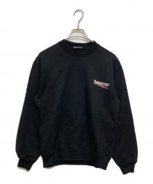 BALENCIAGA（バレンシアガ）の古着「キャンペーンロゴスウェット」｜ブラック