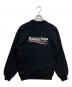 BALENCIAGA (バレンシアガ) キャンペーンロゴスウェット ブラック サイズ:SIZE XS：25000円