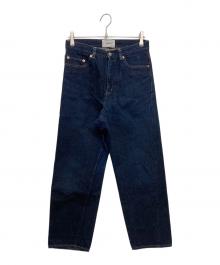 YAECA（ヤエカ）の古着「DENIM PANTS WIDE STRAIGHT / デニムパンツ ワイドストレート」｜インディゴ