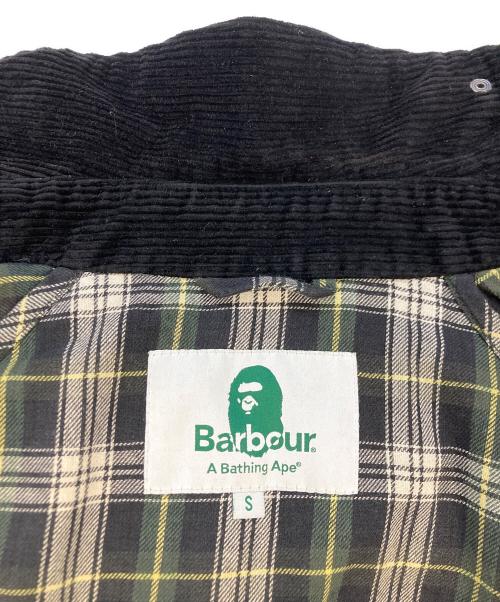 Barbour（バブアー）Barbour (バブアー) A BATHING APE (アベイシングエイプ) 1ST CAMO BEDALE JACKET ブラック×カーキ サイズ:SIZE Sの古着・服飾アイテム