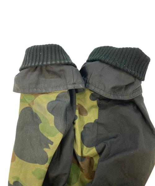 Barbour（バブアー）Barbour (バブアー) A BATHING APE (アベイシングエイプ) 1ST CAMO BEDALE JACKET ブラック×カーキ サイズ:SIZE Sの古着・服飾アイテム