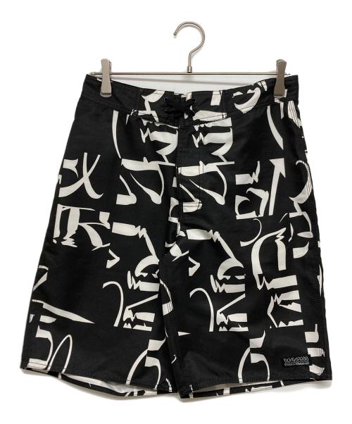stussy（ステューシー）stussy (ステューシー) NEIGHBORHOOD BONEYARDS ダブルネームスイムショーツ ブラック サイズ:不明の古着・服飾アイテム