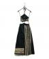 SIR (サー) Linocut Beaded Halter Maxi Dress ブラック×ベージュ サイズ:不明：16000円