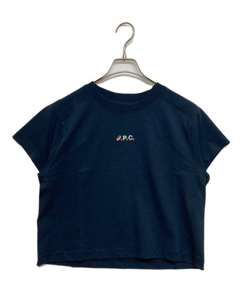 asics（アシックス）asics (アシックス) A.P.C. (アーペーセー) コラボカットソー ブラック サイズ:SIZE XS 未使用品の古着・服飾アイテム