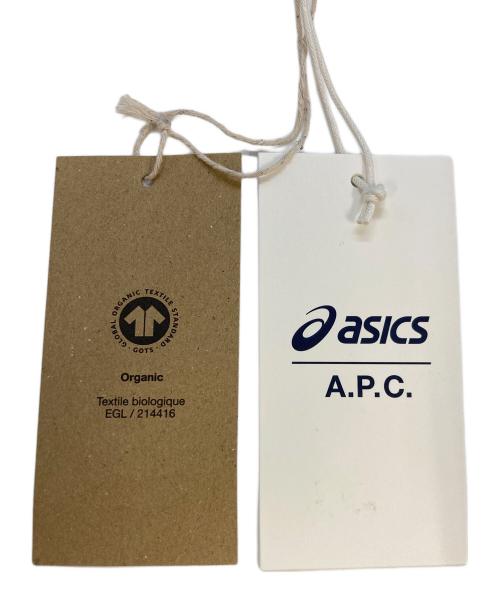 asics（アシックス）asics (アシックス) A.P.C. (アーペーセー) コラボカットソー ブラック サイズ:SIZE XS 未使用品の古着・服飾アイテム