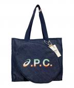 A.P.C.×asicsアーペーセー×アシックス）の古着「Racquet Tote Bag」｜インディゴ