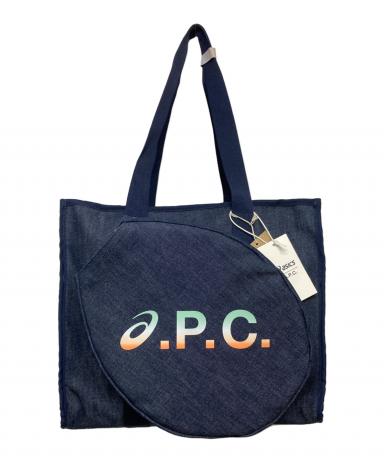 未使用品 A.P.C.× ASICS ナイロン ジム バッグ/ボストン 中古・古着通販】A.P.C. (アーペーセー) asics (アシックス) Racquet