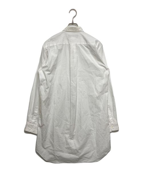 BLACK COMME des GARCONS（ブラックコムデギャルソン）BLACK COMME des GARCONS (ブラックコムデギャルソン) 綿ブロードシャツ ホワイト サイズ:SIZE Lの古着・服飾アイテム