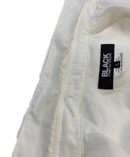 BLACK COMME des GARCONS（ブラックコムデギャルソン）BLACK COMME des GARCONS (ブラックコムデギャルソン) 綿ブロードシャツ ホワイト サイズ:SIZE Lの古着・服飾アイテム