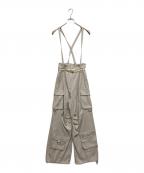 WRINNリン）の古着「Sheer Pants White」｜ベージュ