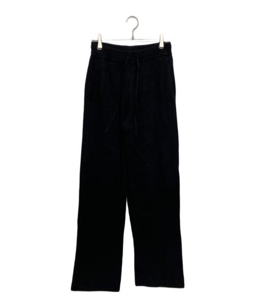 alo yoga（アローヨガ）alo yoga (アローヨガ) ドメインリブニットスウェットパンツ ブラック サイズ:SIZE XSの古着・服飾アイテム