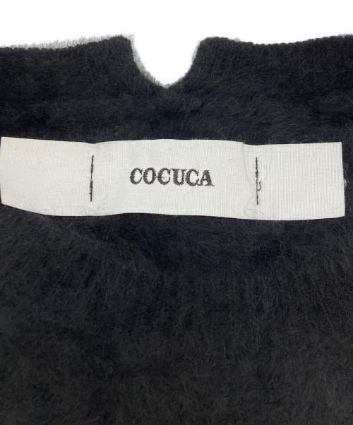COCUCA（コキュカ）COCUCA (コキュカ) フォックスカシミヤニットプルオーバー　6147-70-09002 ネイビー サイズ:実寸参照の古着・服飾アイテム