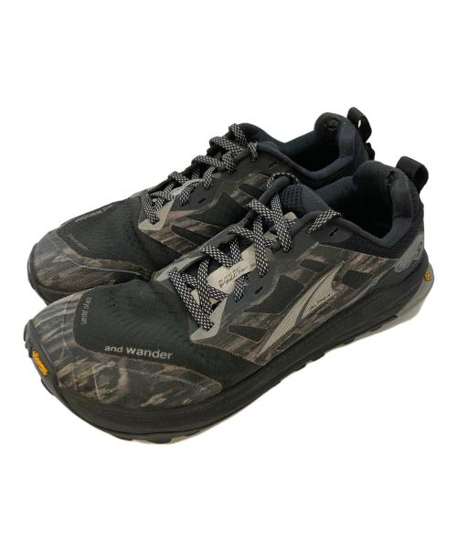 ALTRA（アルトラ）ALTRA (アルトラ) and wander (アンドワンダー) LONE PEAK 9+ グレー×ブラック サイズ:SIZE26.5cmの古着・服飾アイテム