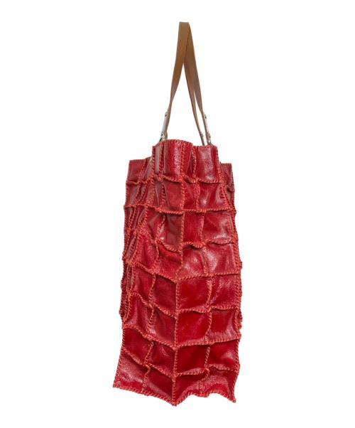 JAMIN PUECH（ジャマンピュエッシュ）JAMIN PUECH (ジャマンピュエッシュ) HONU トートバッグ レッド サイズ:実寸サイズをご参照下さい。の古着・服飾アイテム