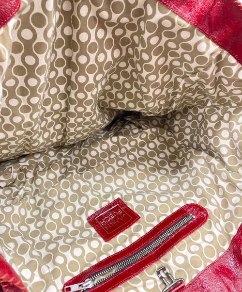 JAMIN PUECH（ジャマンピュエッシュ）JAMIN PUECH (ジャマンピュエッシュ) HONU トートバッグ レッド サイズ:実寸サイズをご参照下さい。の古着・服飾アイテム