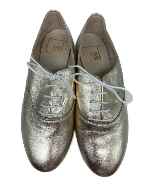 MA（エムエー）MA (エムエー) レースアップシューズ ゴールド サイズ:SIZE 37の古着・服飾アイテム
